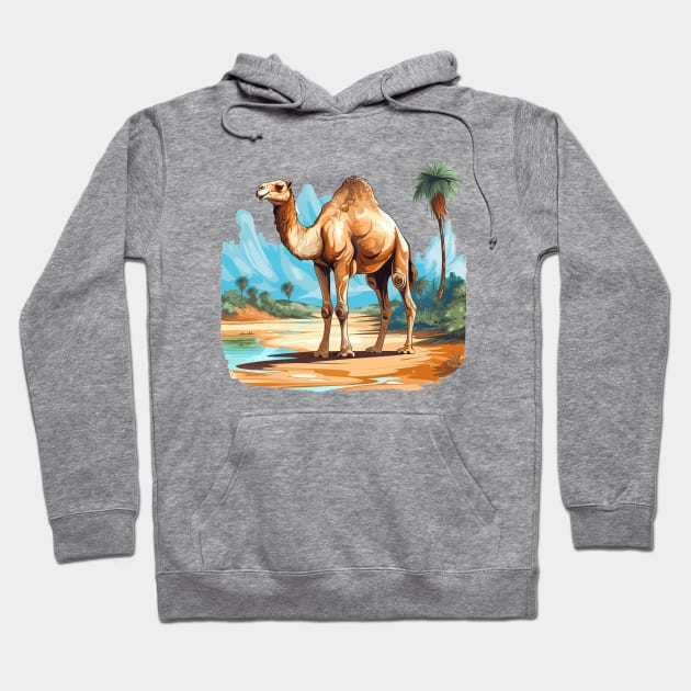 Desert Camel Hoodie by zooleisurelife